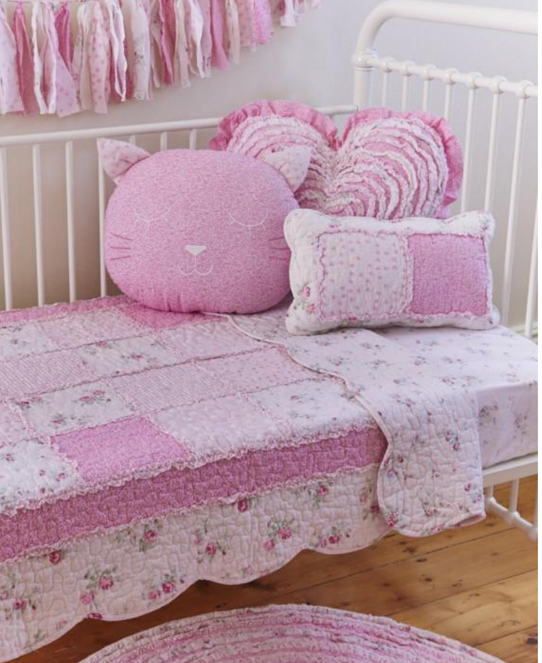 baby girl cot sheets
